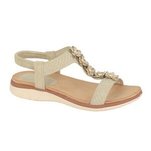 Cipriata Womens/Ladies Liana Floral Sandals / Beige